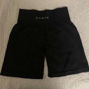 Black NVGTN shorts